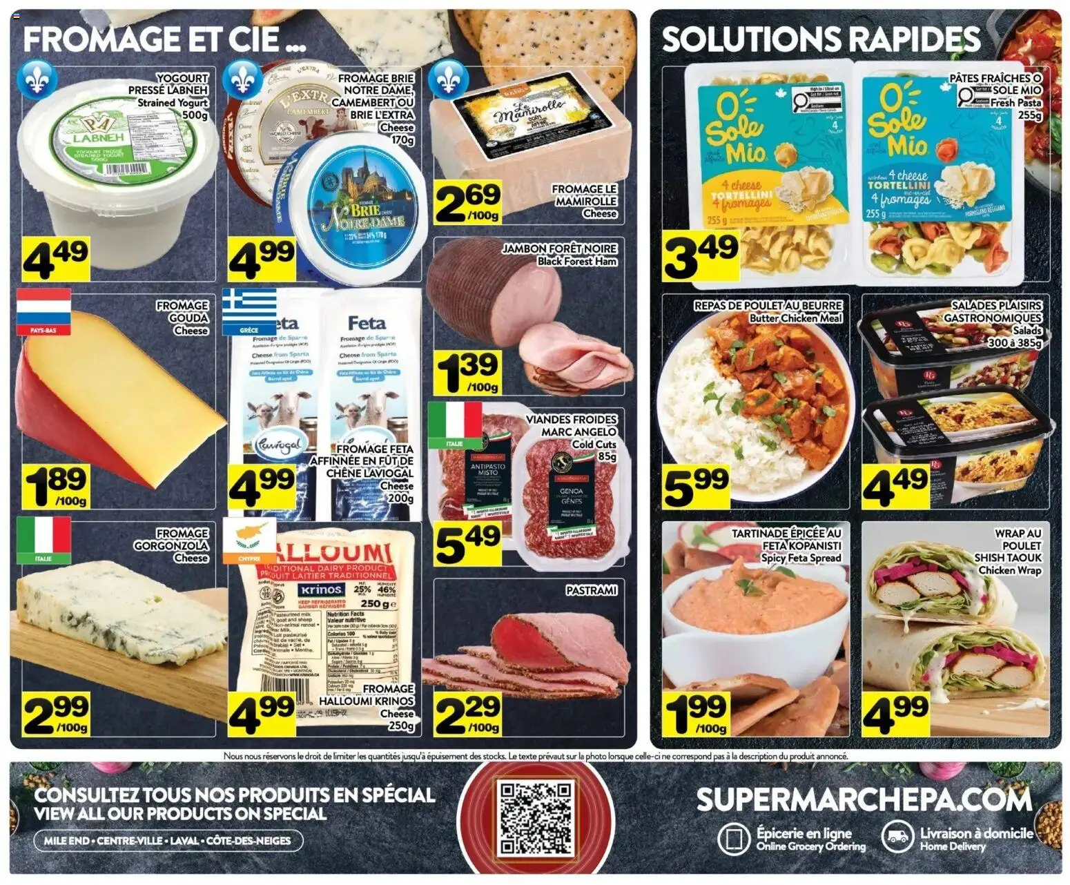 Pa Supermarché flyer valid from 01.06.2026 | Page: 6 | Products: Cheese, Yogurt, Ham, Chicken