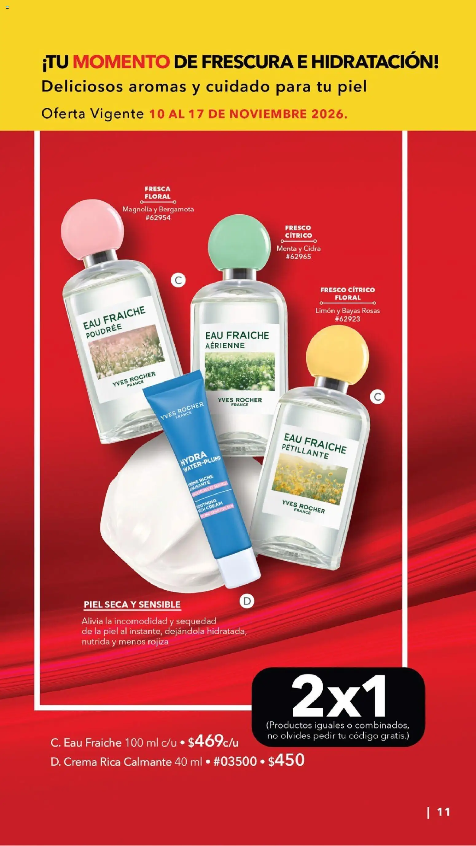 Nuevas ofertas de Yves Rocher válidas en toda la República Mexicana desde el 27/10/2026. ¡Encuentra las mejores ofertas en Yves Rocher Buen Fin! | Página: 11