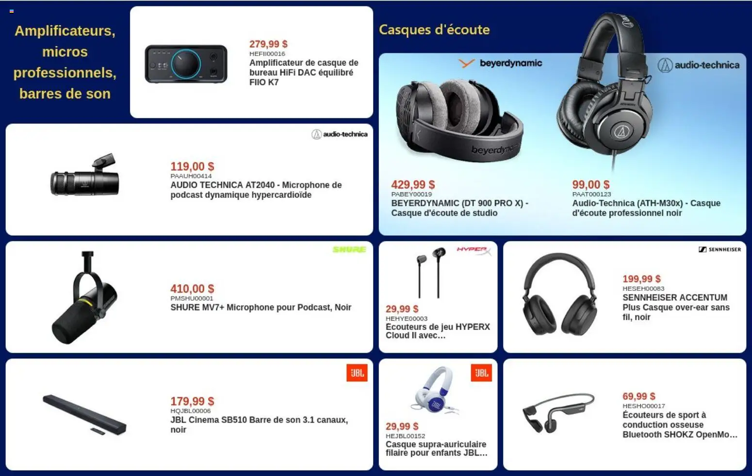 Canada Computers flyer valid from Sep 29, 2026 | Page: 7 | Products: Audio, Microphone