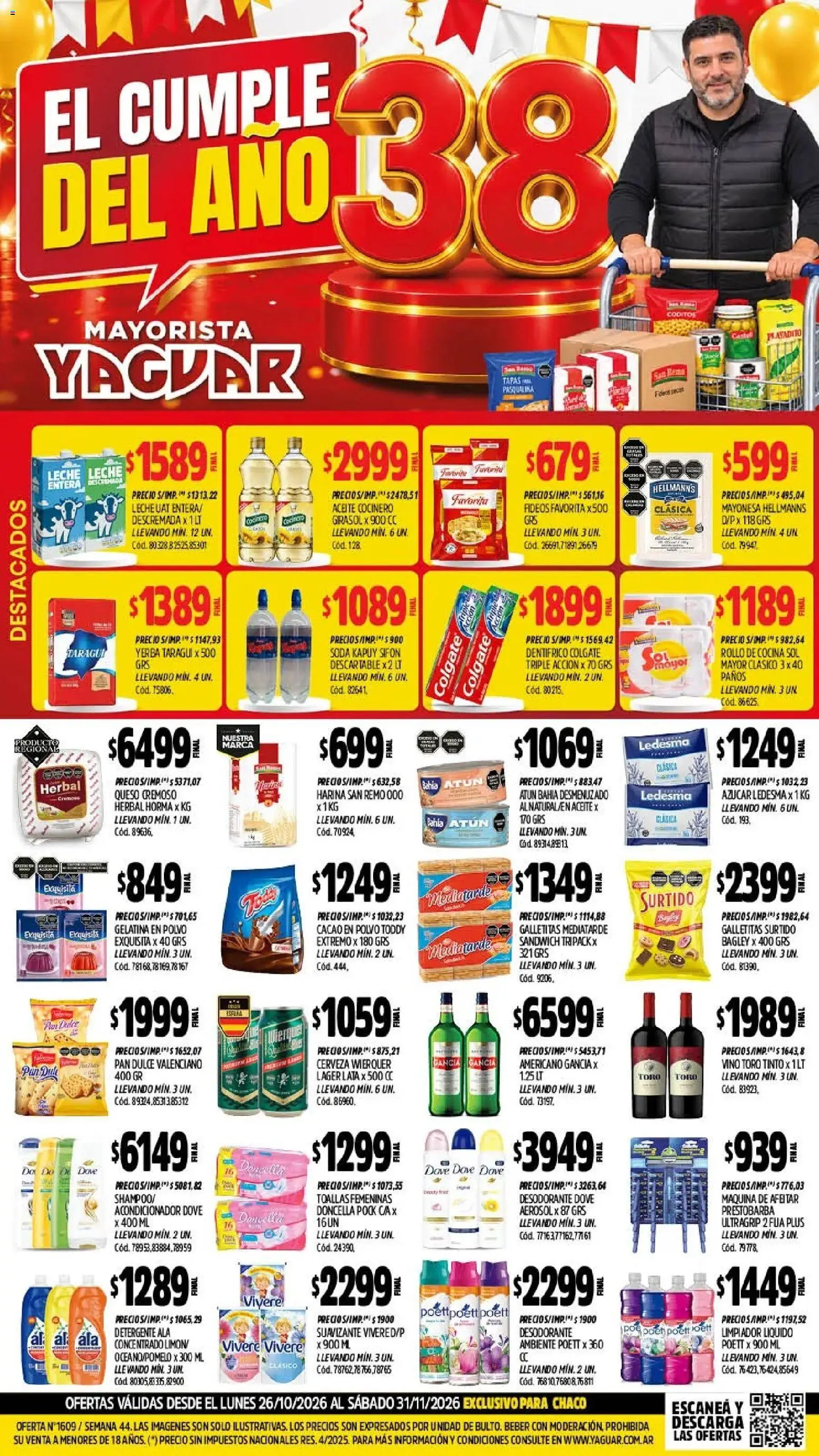 Yaguar - Oferta Semanal Chaco │ válido desde el 26/10/2026 | Página: 1
