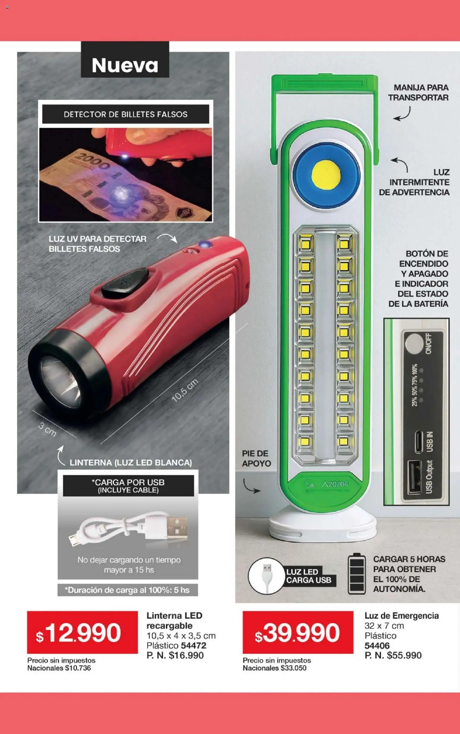 Gigot - CAMPAÑA 13 │ válido desde el 23/08/2026 | Página: 176 | Productos: Luz de emergencia, Luz LED, Linterna, Batería