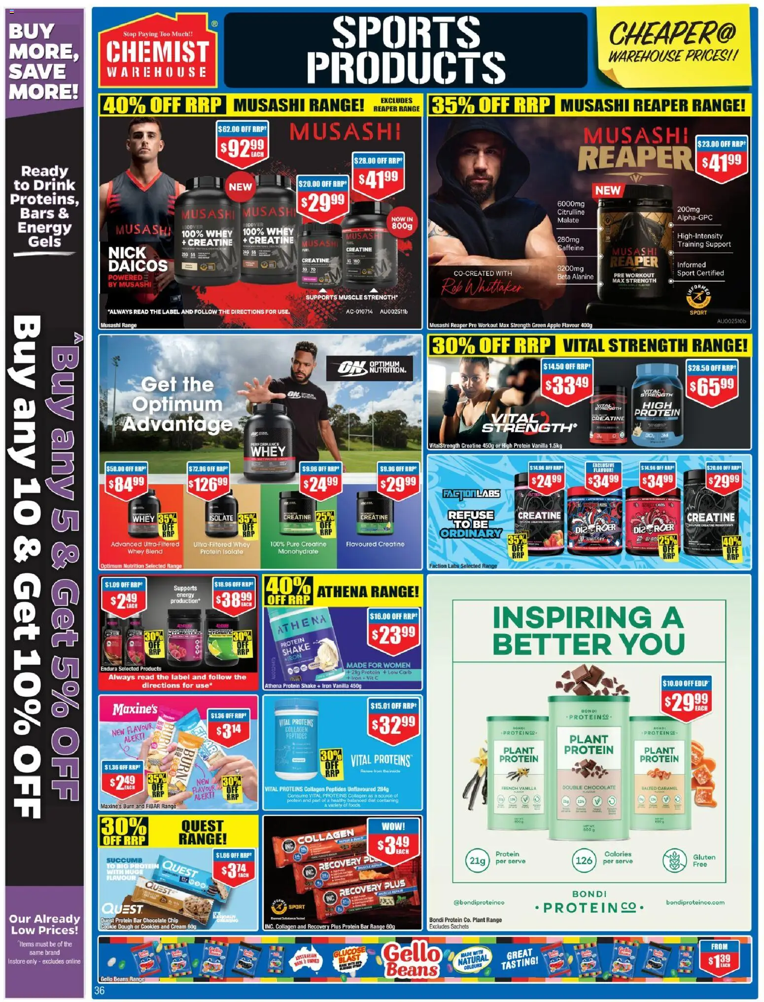 Chemist Warehouse catalogue - valid from 28.05.2026 | Page: 36 | Products: Plant, Chocolate, Cream, Iron
