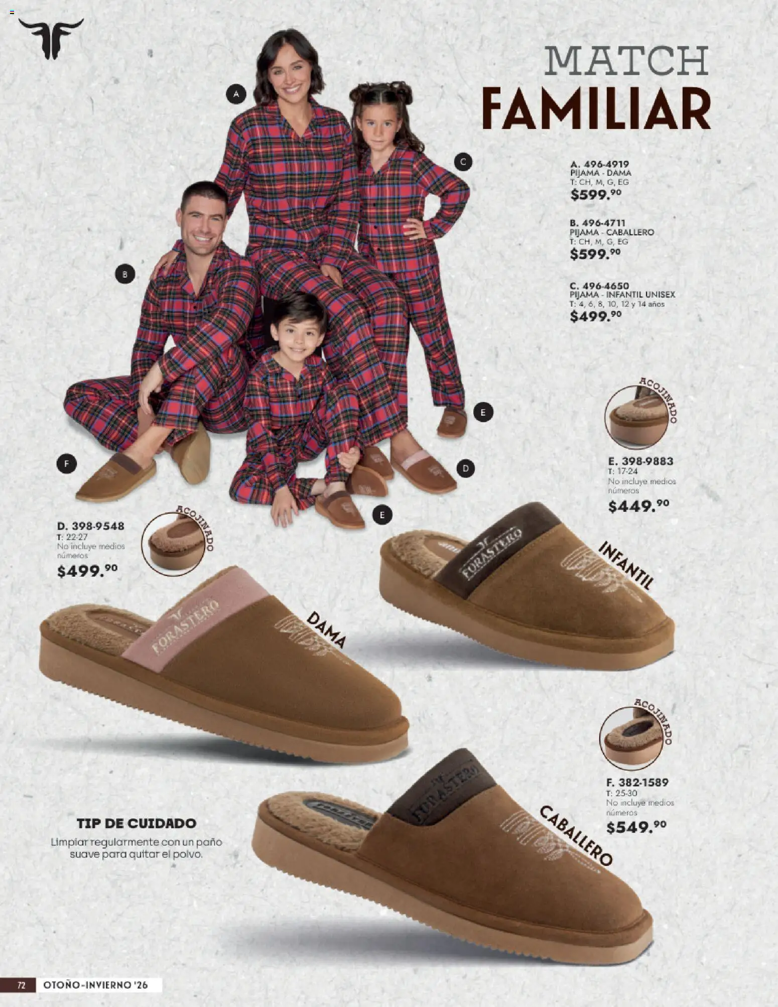 Nuevas ofertas de Andrea válidas en toda la República Mexicana desde el 23/08/2026. ¡Encuentra las mejores ofertas en Andrea catálogo Calzado Caballero! | Página: 72 | Productos: Pijama