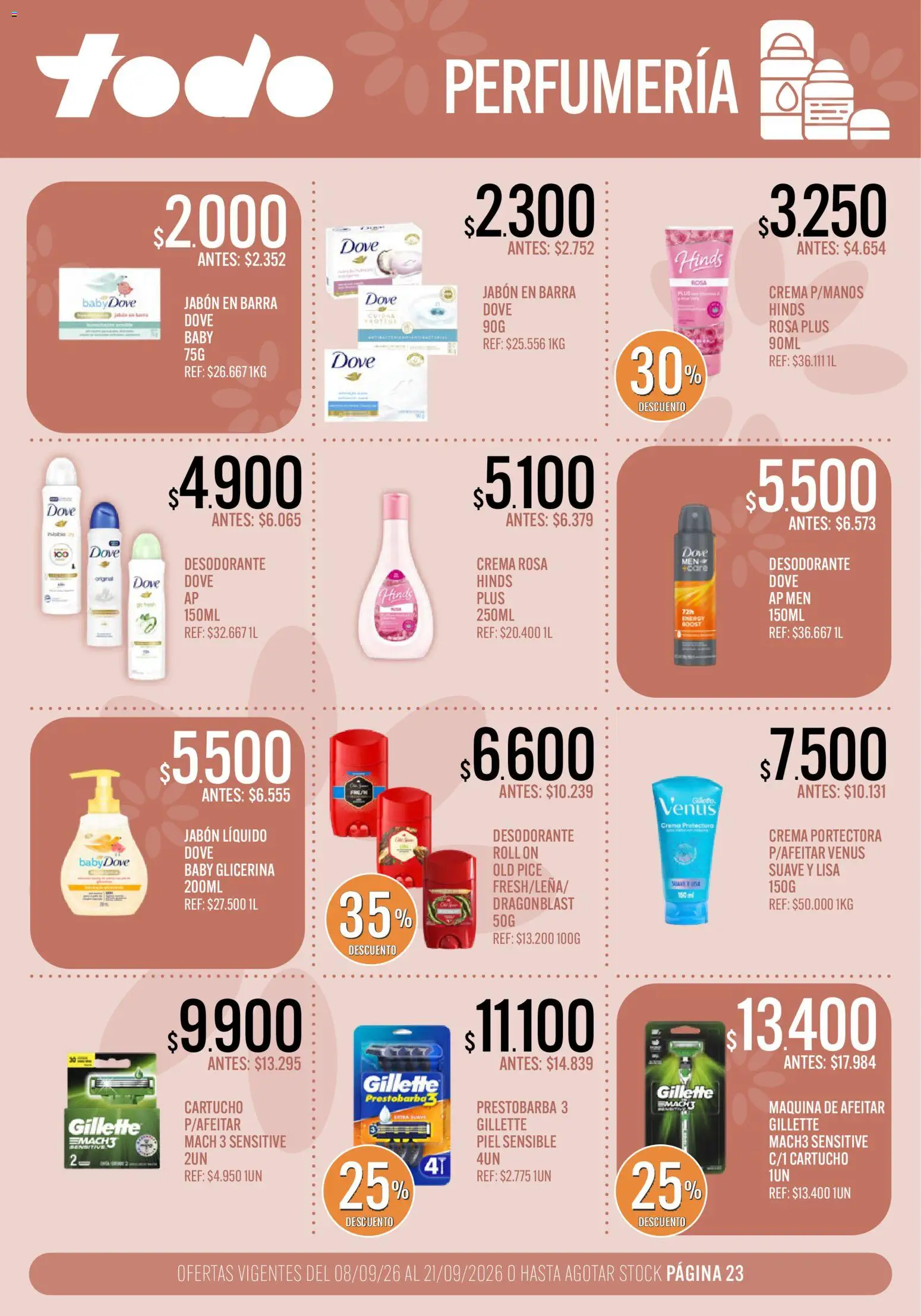 Supermercados TODO catálogo │ válido desde el 08/09/2026 | Página: 23