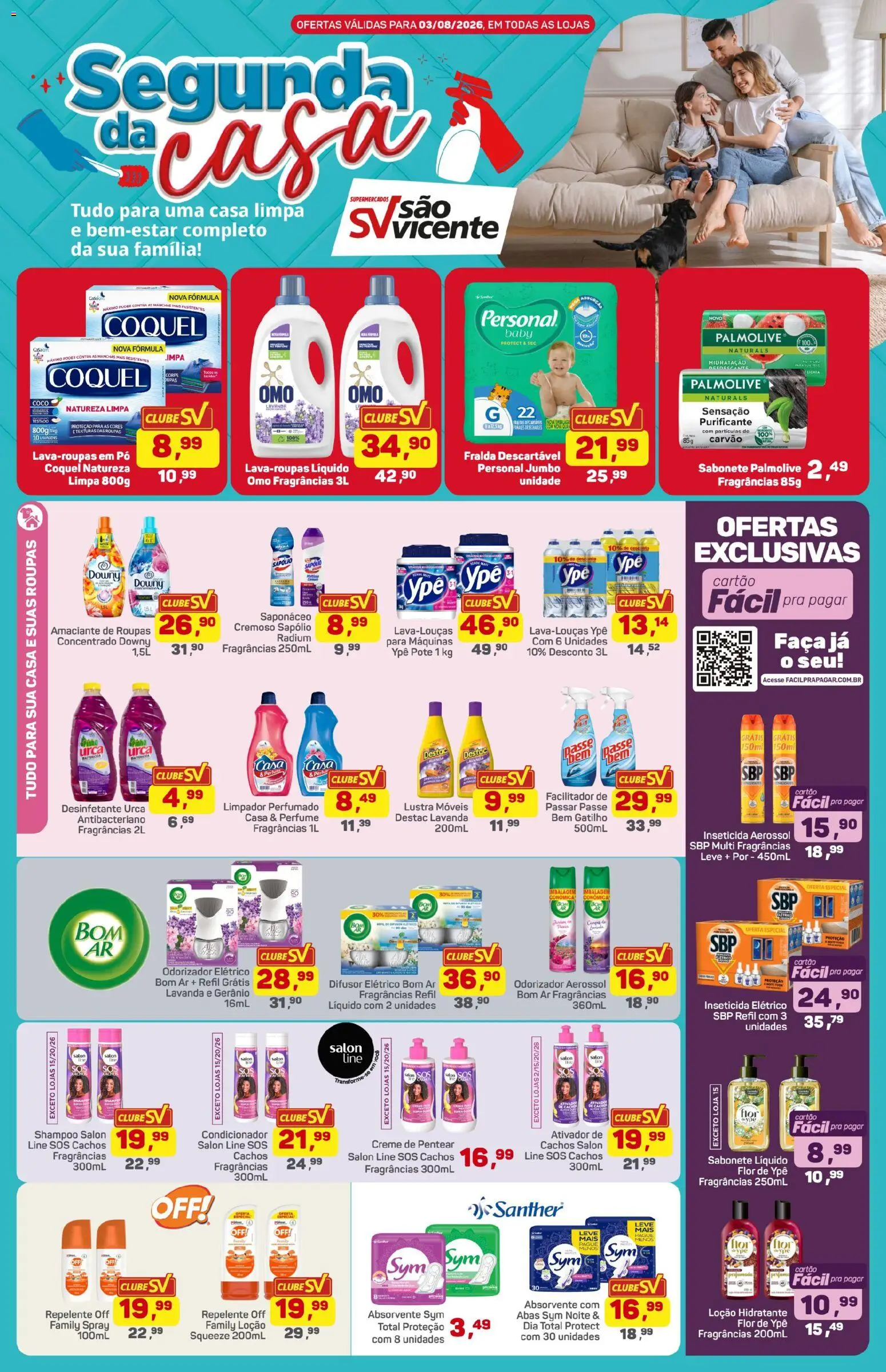 Supermercados São Vicente Folheto - válido de 03/08/2026 | Página: 1