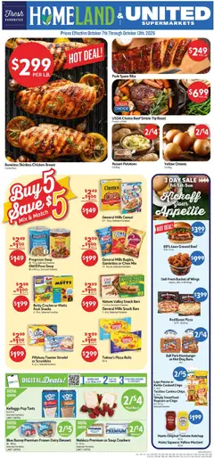 Preview of Homeland weekly ads valid from 10/07/2026