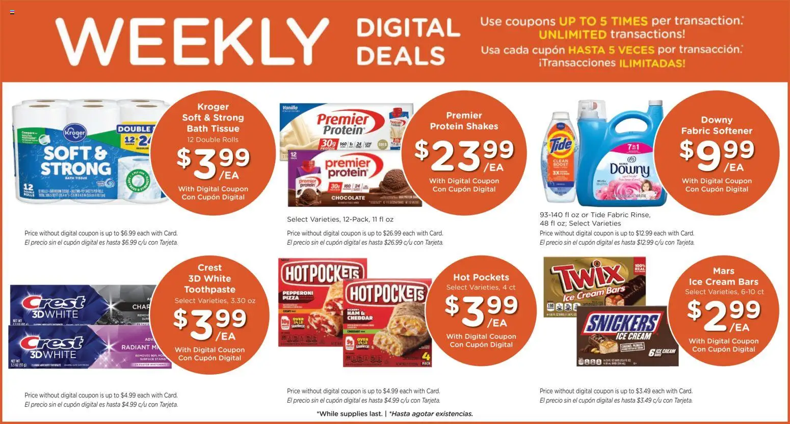 Smith's Weekly Ad - WY - valid from 15.04.2026 | Page: 3 | Products: Bath, Chocolate, Pizza, Cream