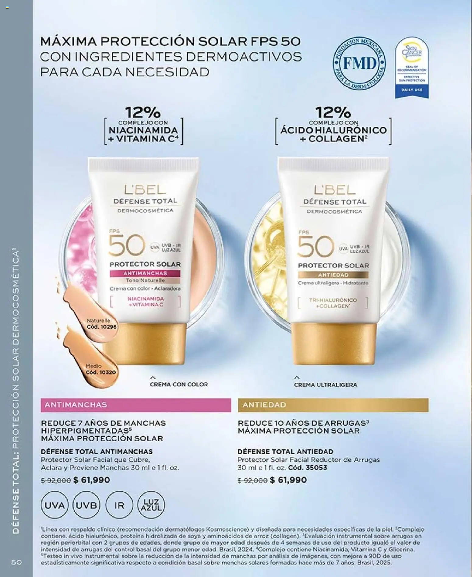 L'Bel revista - valida desde el 07/09/2026 | Página: 50 | Productos: Arroz, Ingredientes, Proteína, Protector solar