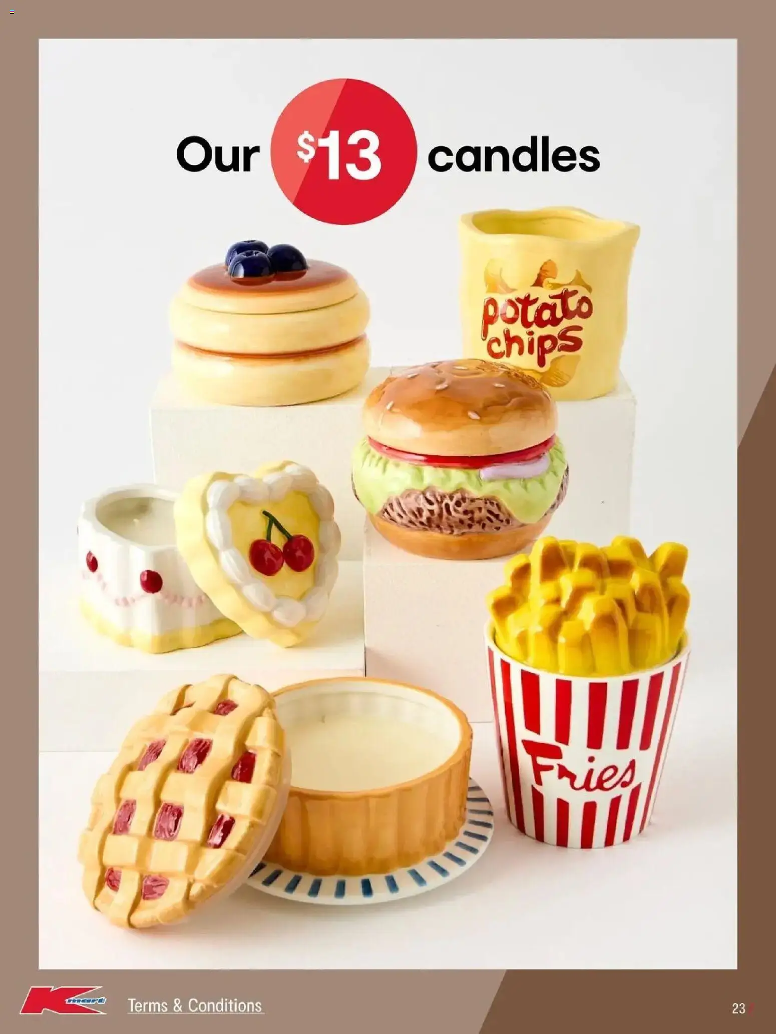 Kmart catalogue - valid from 23/07/2026 | Page: 23 | Products: Fries, Chips, Candles