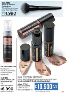 Vista previa Catálogo Amodil Campaña 9 válido desde el 05.05.2026 | Página: 9 | Productos: Base de maquillaje, Maquillaje, Contorno de ojos, Contorno