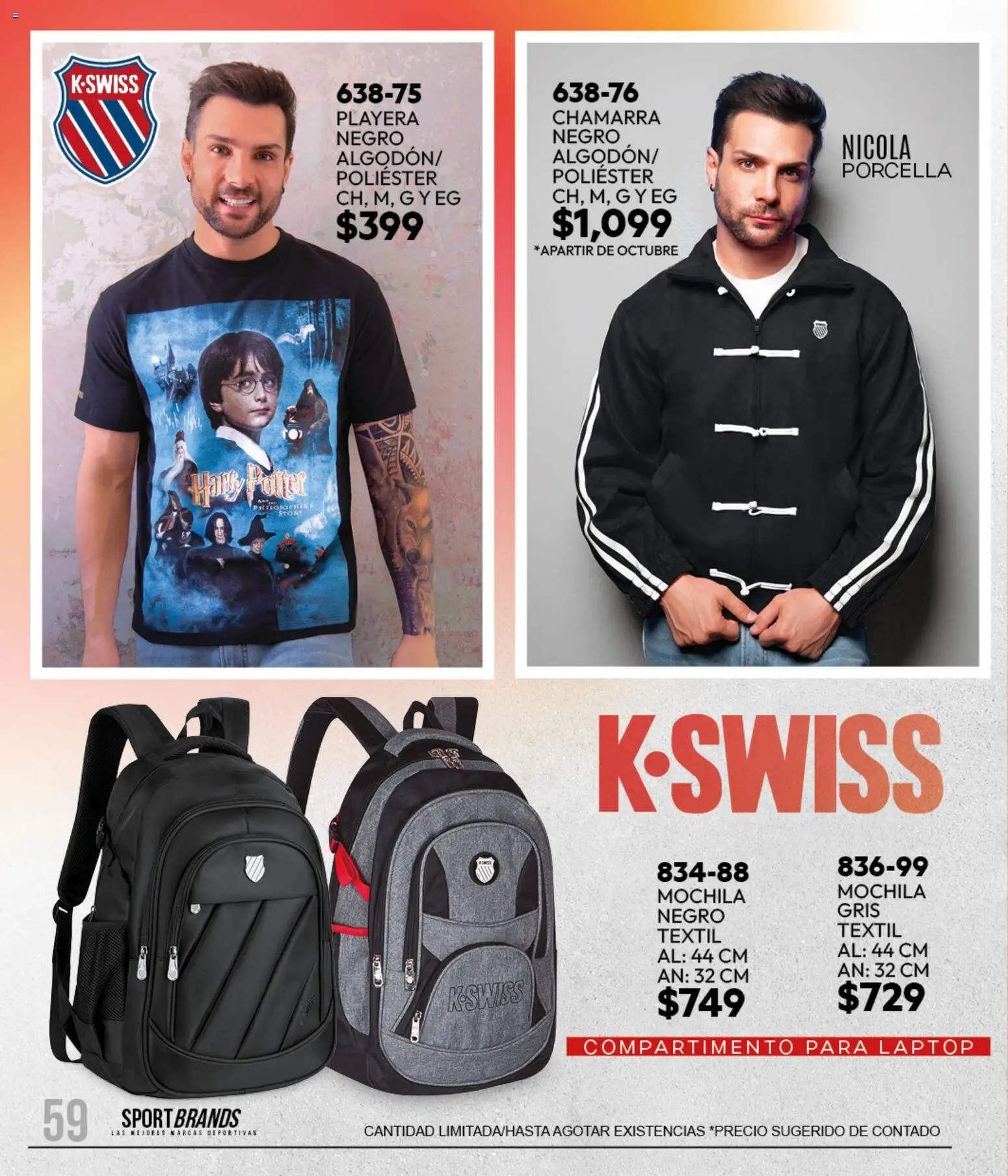 Nuevas ofertas de Cklass válidas en toda la República Mexicana desde el 11/09/2026. ¡Encuentra las mejores ofertas en Cklass catálogo Sportbrands Dama Invierno! | Página: 233 | Productos: Chamarra, Mochila, Playera, Laptop
