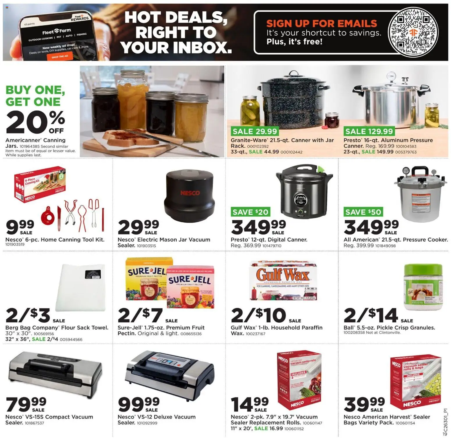 Mills Fleet Farm Weekly Ad - valid from 07/20/2026 | Page: 25 | Products: Vacuum, Sugar, Vacuum Sealer, Bag