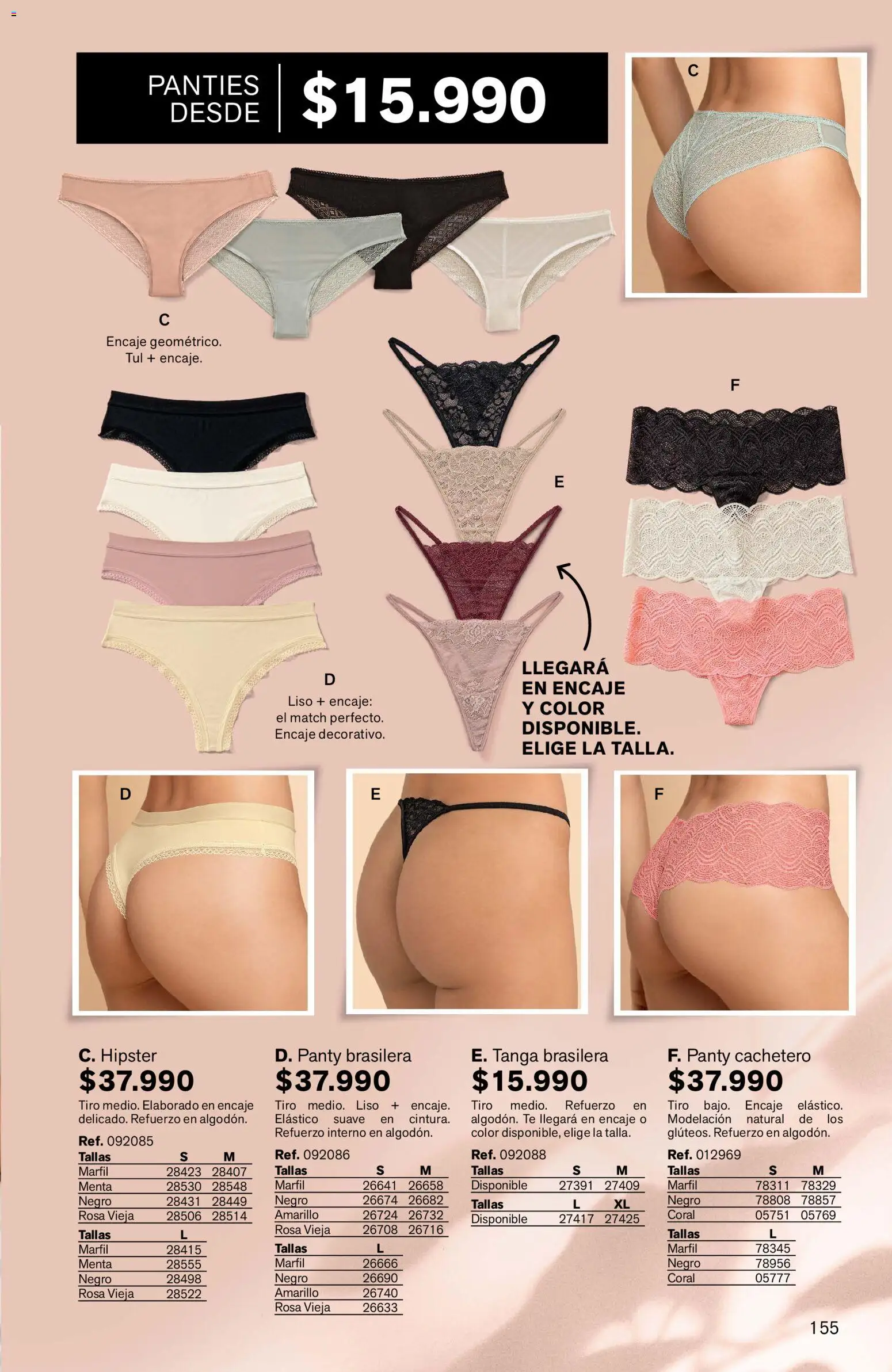 Leonisa revista - valida desde el 04.06.2026 | Página: 155 | Productos: Té, Cachetero