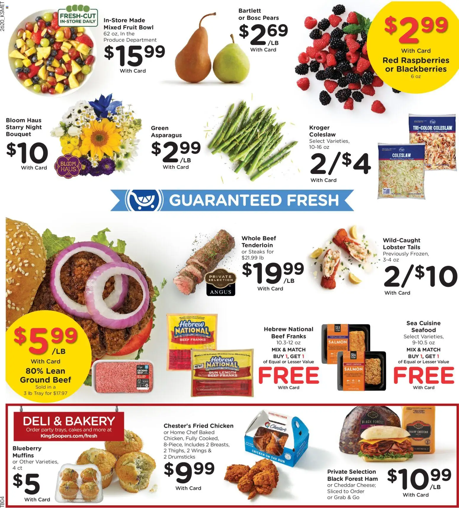 King Soopers Weekly Ad - valid from 17.06.2026 | Page: 11 | Products: Bakery, Ham, Beef, Seafood