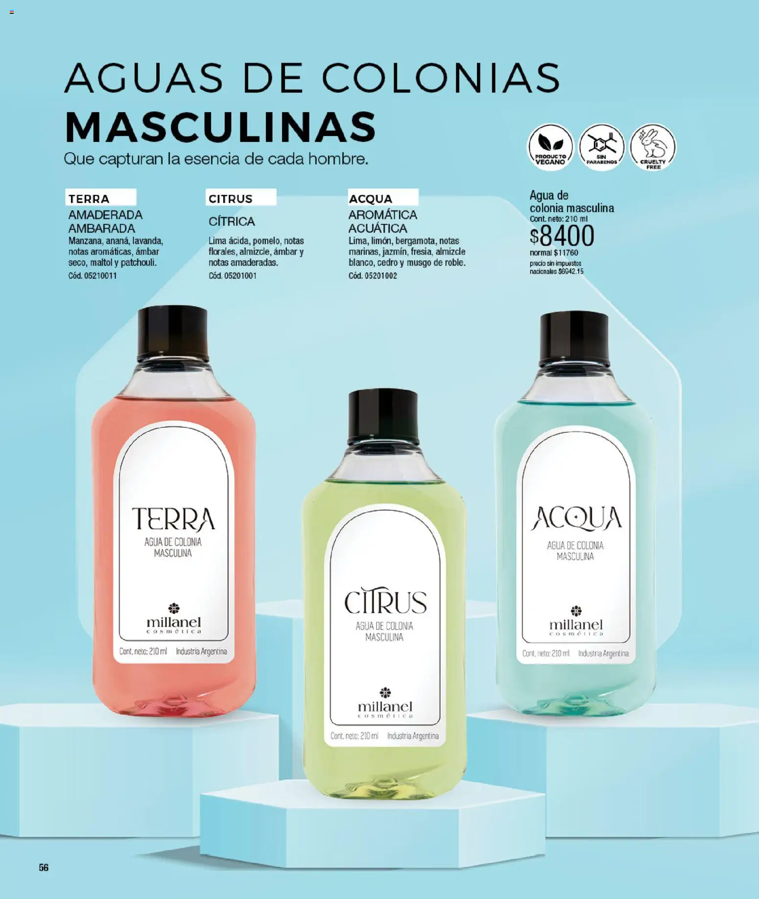 Millanel catálogo │ válido desde el 14/09/2026 | Página: 56 | Productos: Lima, Agua