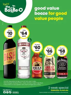 Preview of The Bottle-O - Good Value Booze, For Good Value People. 11/05 - valid from 10.05.2026