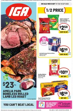 Preview of IGA catalogue Bentley - valid from 09/09/2026