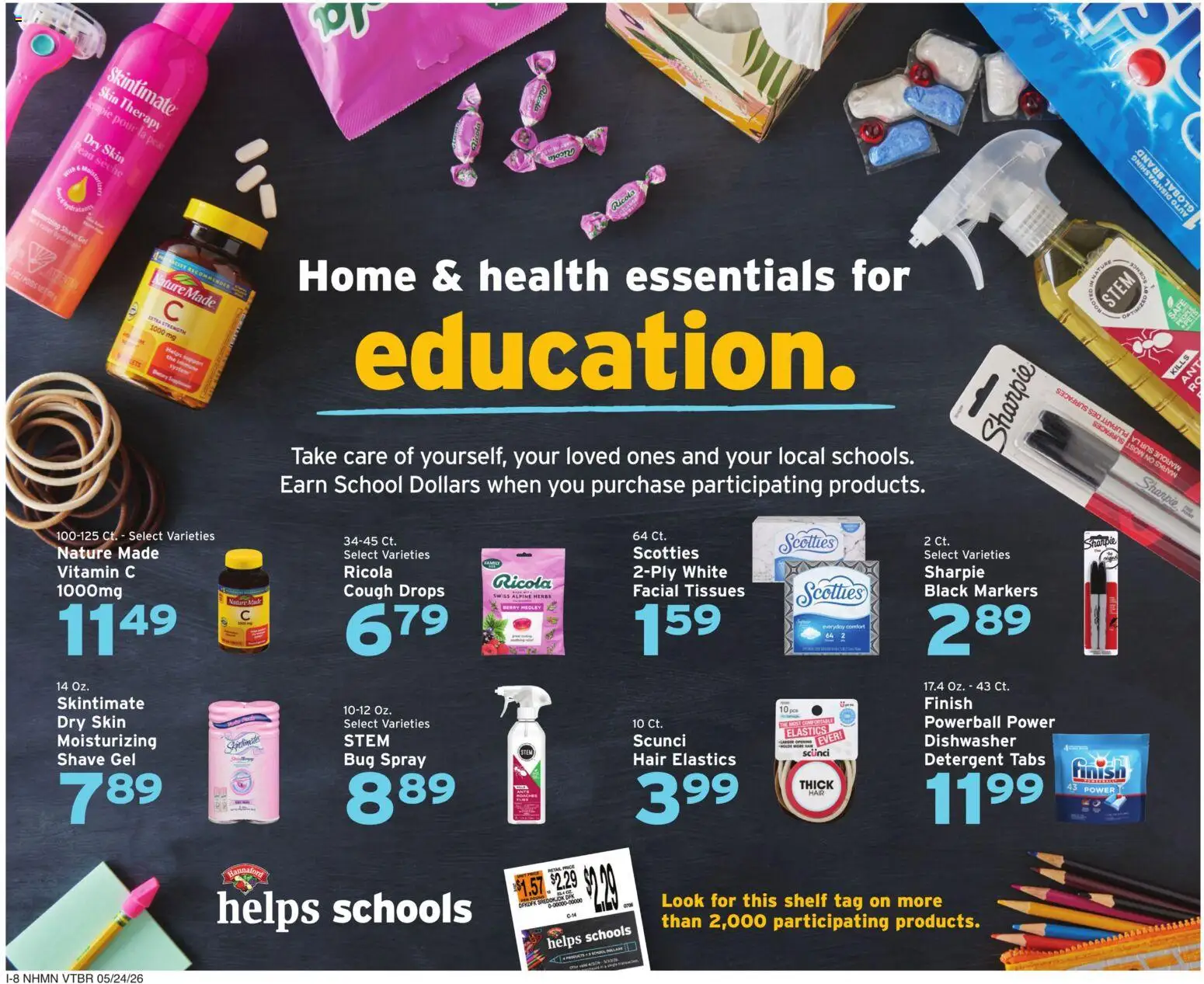 Hannaford Weekly Ad - valid from 24.05.2026 | Page: 21 | Products: Vitamin, Safe, Shave Gel, Dishwasher