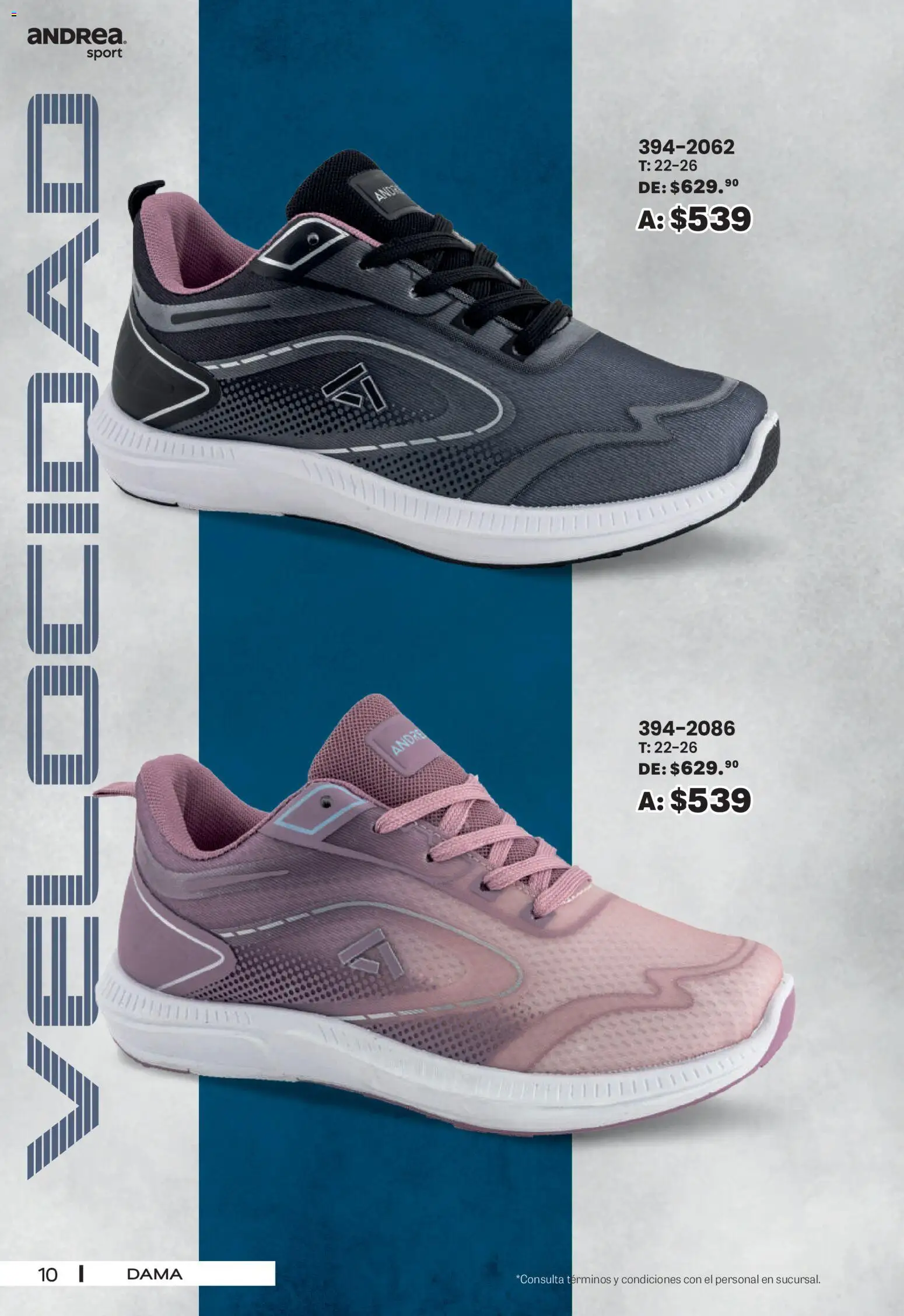 Nuevas ofertas de Andrea válidas en toda la República Mexicana desde el 30/08/2026. ¡Encuentra las mejores ofertas en Andrea - SPORT DAYS! | Página: 10