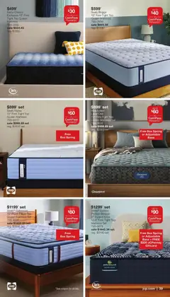 Preview of JCPenney weekly ads valid from 27.04.2026 | Page: 38 | Products: Mattress, Pillow, Box, Adjustable Base