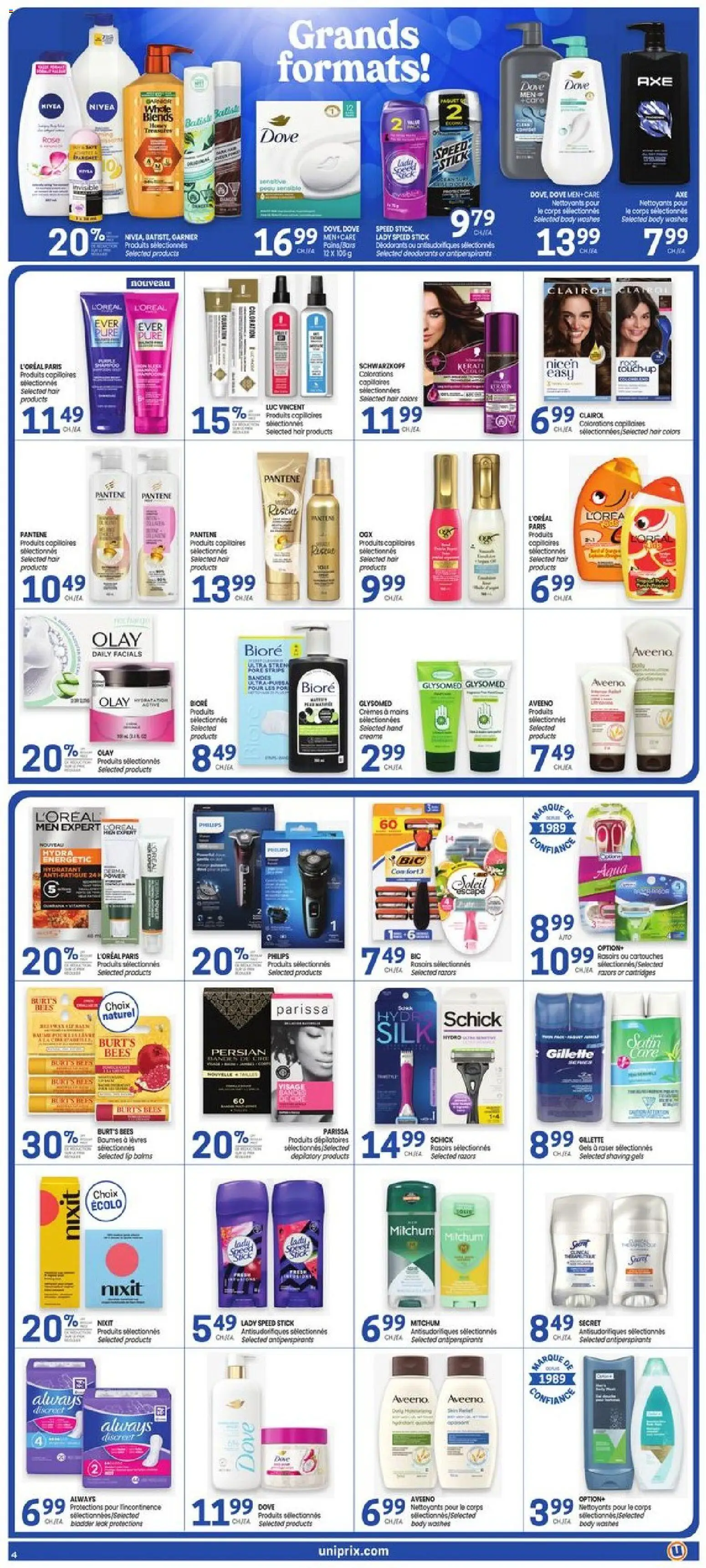 Uniprix flyer valid from Oct 1, 2026 | Page: 5 | Products: Strips