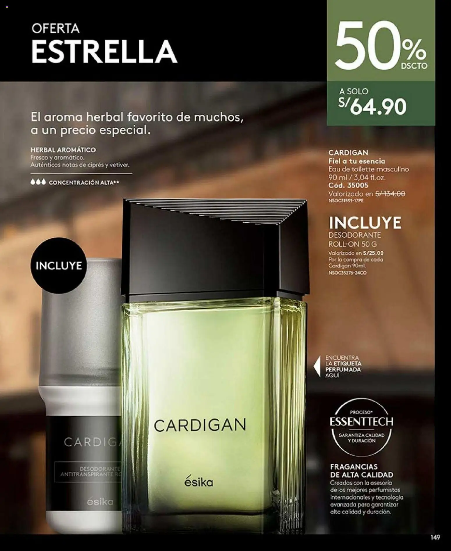 Catálogo Ésika válido desde 04/04/2026 | Página: 161 | Productos: Desodorante, Antitranspirante, EAU de Toilette