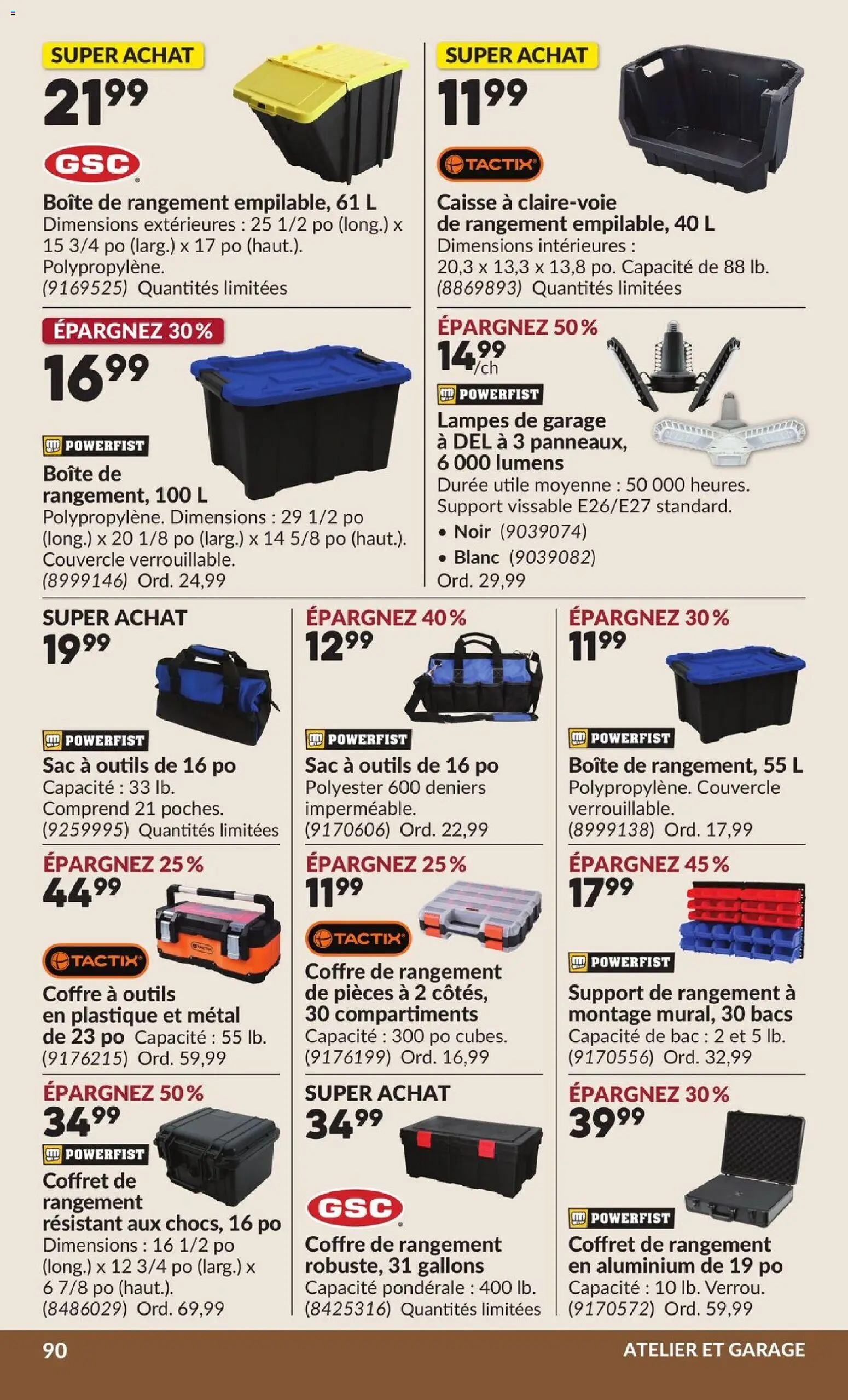Princess Auto flyer valid from Sep 22, 2026 | Page: 95
