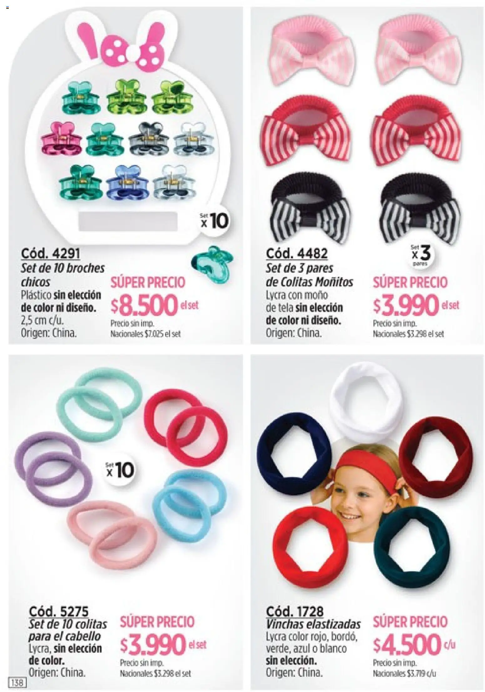 Catálogo Amodil Campaña 15 │ válido desde el 26/08/2026 | Página: 138 | Productos: Moño