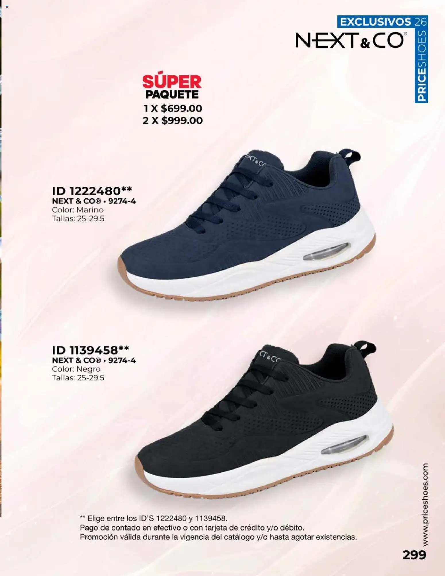 Nuevas ofertas de Price Shoes válidas en toda la República Mexicana desde el 09.05.2026. ¡Encuentra las mejores ofertas en Price Shoes catálogo Exclusivos! | Página: 299