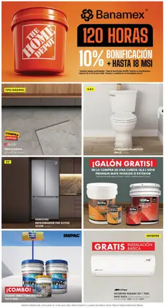 Vista previa de Home Depot catálogo, nuevo folleto de la tienda, válido en México a partir del 18/06/2026