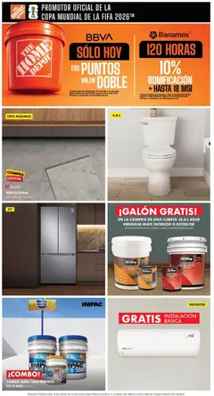 Vista previa de Home Depot catálogo, nuevo folleto de la tienda, válido en México a partir del 18/06/2026