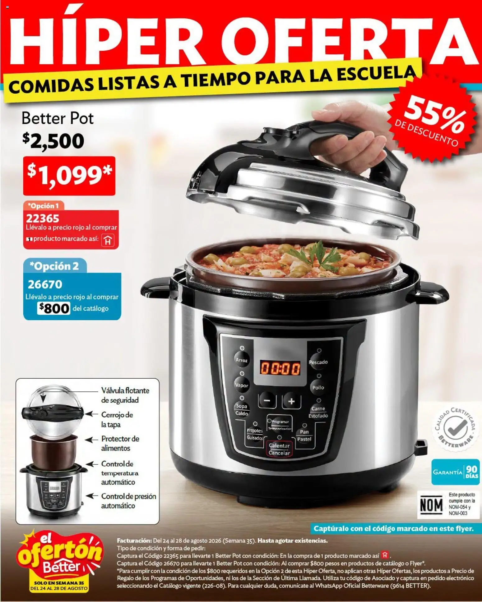 Nuevas ofertas de Betterware válidas en toda la República Mexicana desde el 24/08/2026. ¡Encuentra las mejores ofertas en Betterware catálogo El Ofertón! | Página: 2