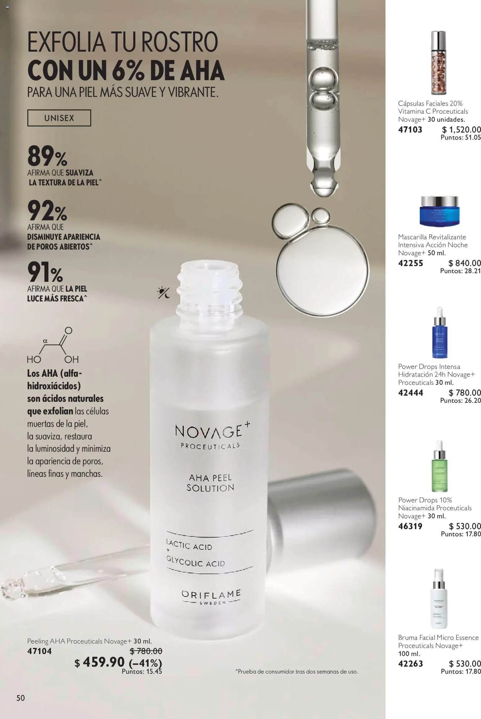 Nuevas ofertas de Oriflame válidas en toda la República Mexicana desde el 30.05.2026. ¡Encuentra las mejores ofertas en Oriflame campaña 8 2026! | Página: 50