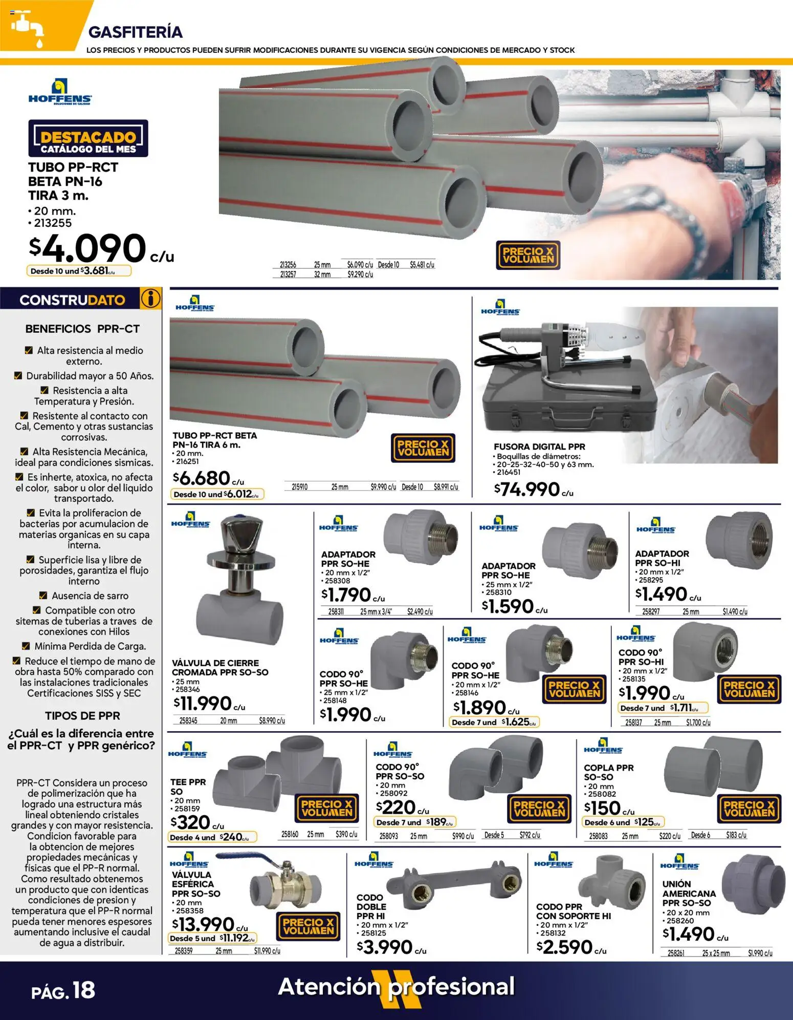 Construmart Ofertas │ válido desde el 01.06.2026 | Página: 18 | Productos: Agua, Adaptador