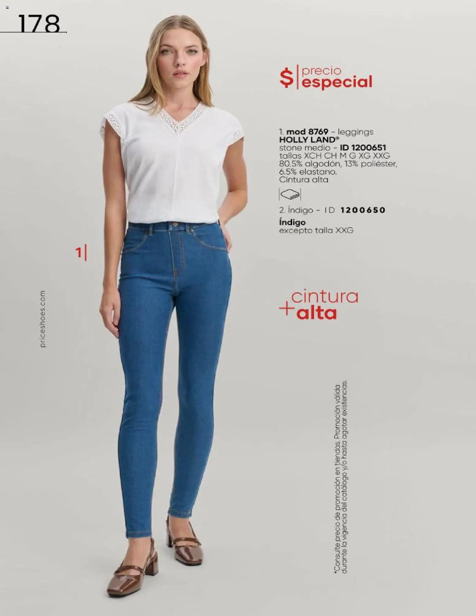 Nuevas ofertas de Price Shoes válidas en toda la República Mexicana desde el 16.06.2026. ¡Encuentra las mejores ofertas en Price Shoes catálogo Cierre de temporada! | Página: 178 | Productos: Leggings