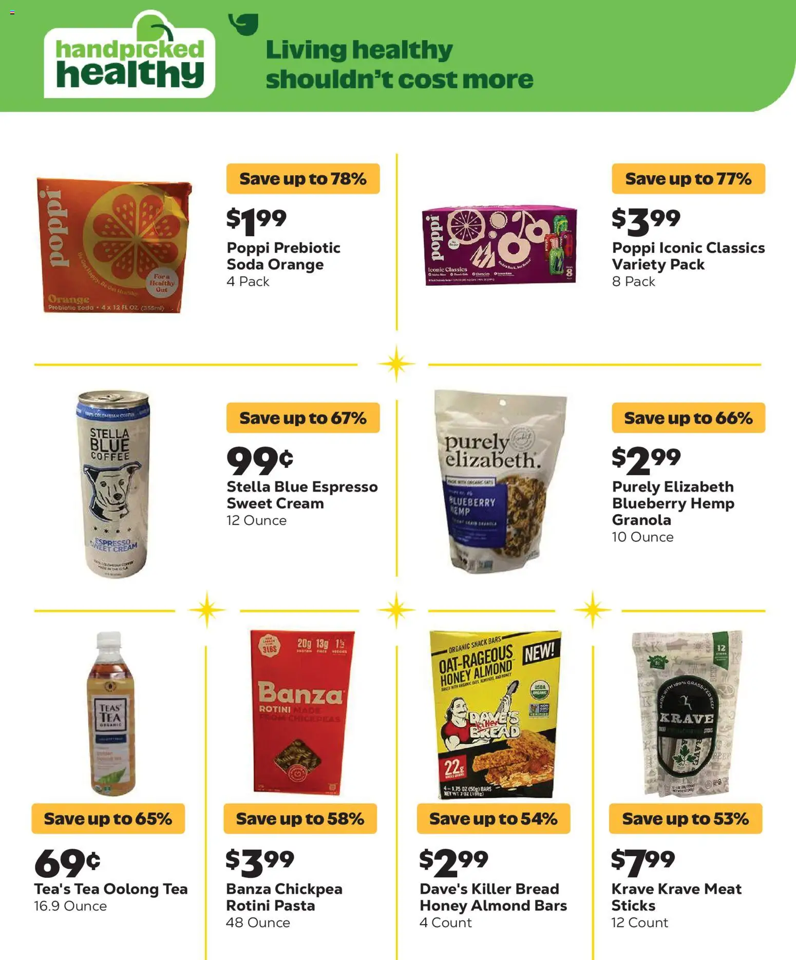 Grocery Outlet Weekly Ad - valid from 09/02/2026 | Page: 11 | Products: Chickpeas, Bread, Tea, Cream