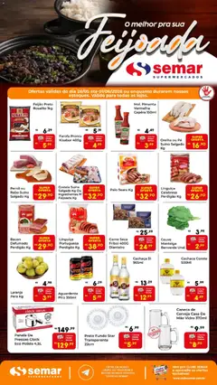 Semar Supermercado ofertas Feijoada - Pré-Visualização do folheto da loja Semar Supermercado, válido de 26.05.2026