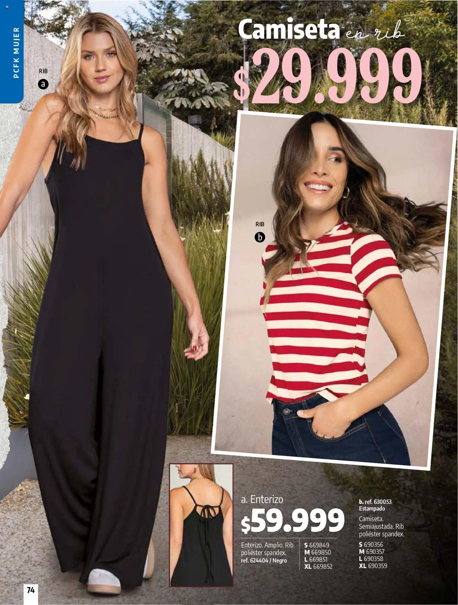 Pacifika revista - valida desde el 21/07/2026 | Página: 73 | Productos: Camiseta, Enterizo