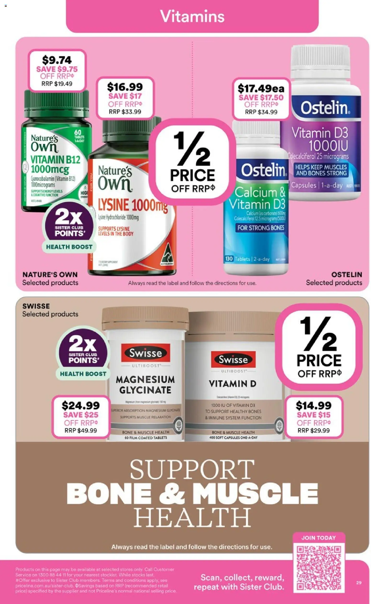 Priceline Pharmacy catalogue - valid from 19.02.2026 | Page: 29 | Products: Tablets, Vitamin