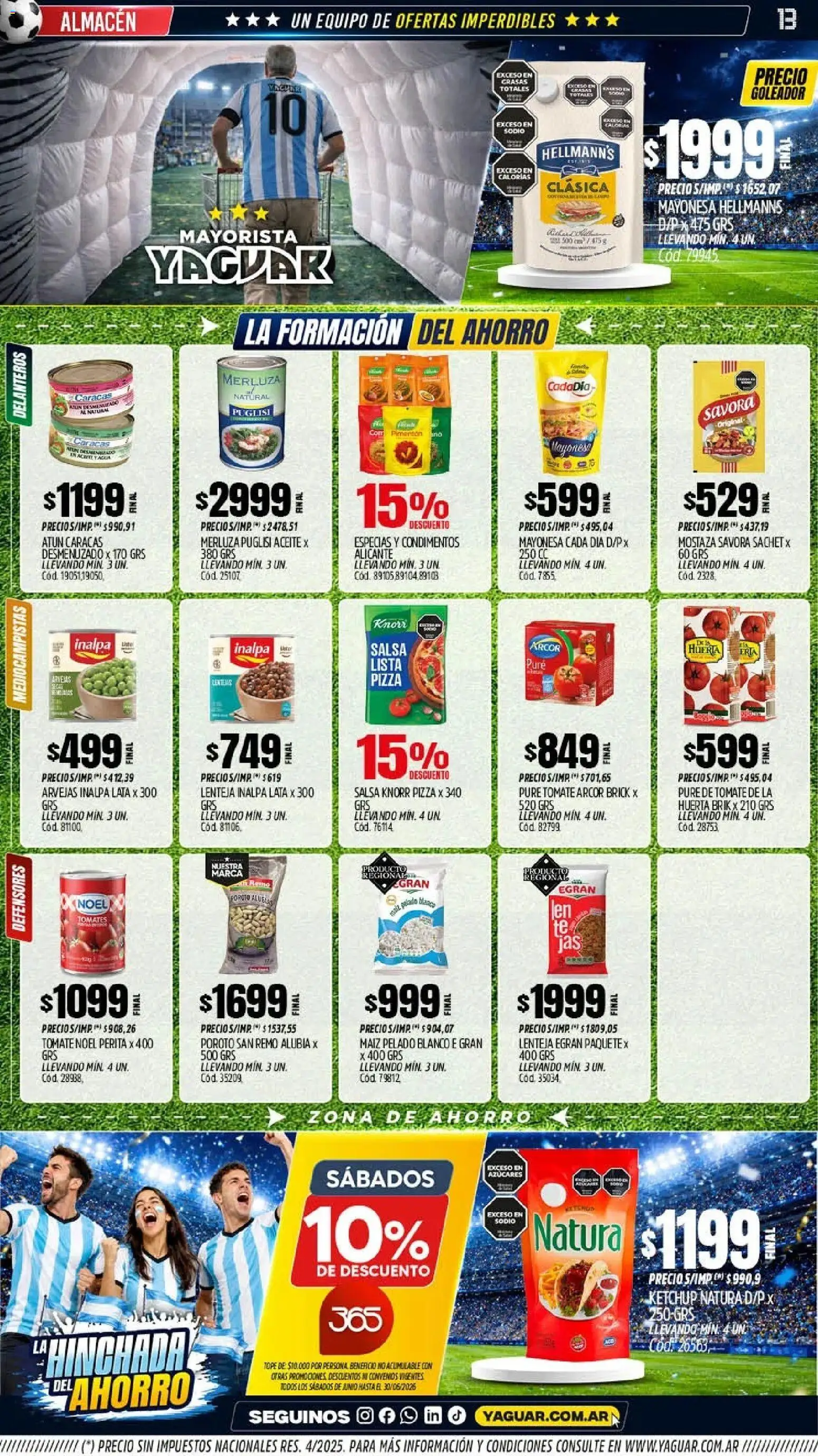 Yaguar - Oferta Semanal Neuquen │ válido desde el 22/06/2026 | Página: 12