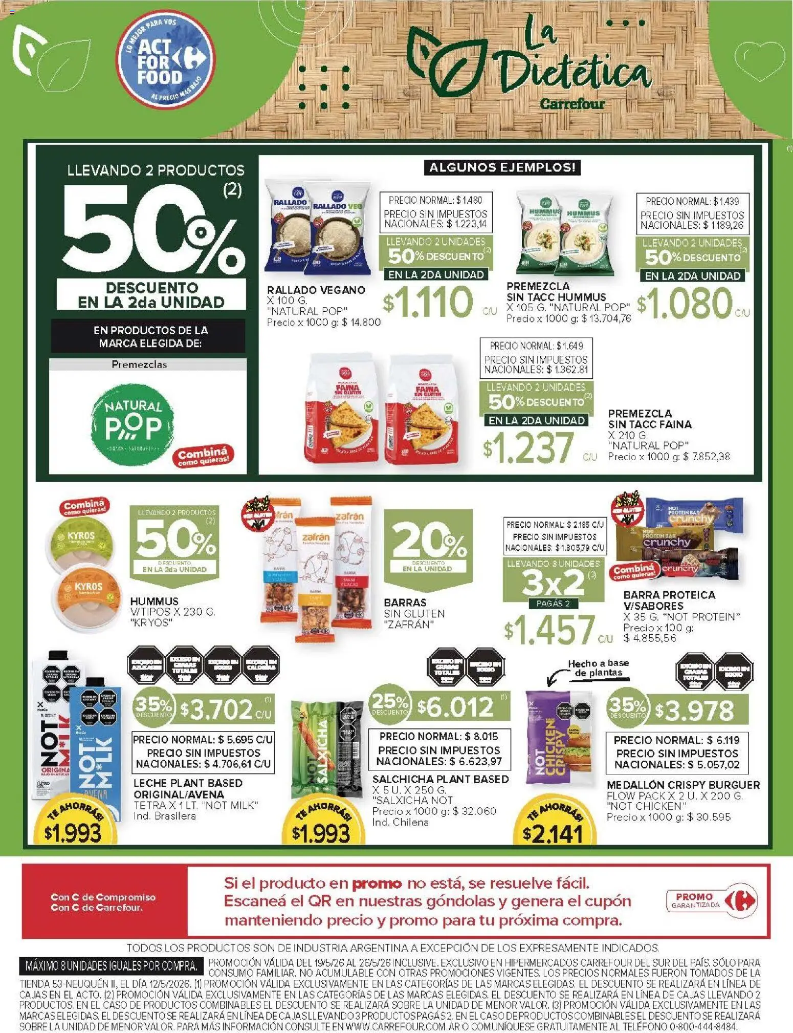 Carrefour - AHORRO FINDE MES │ válido desde el 19.05.2026 | Página: 15 | Productos: Teléfono, Sobre, Leche, Té