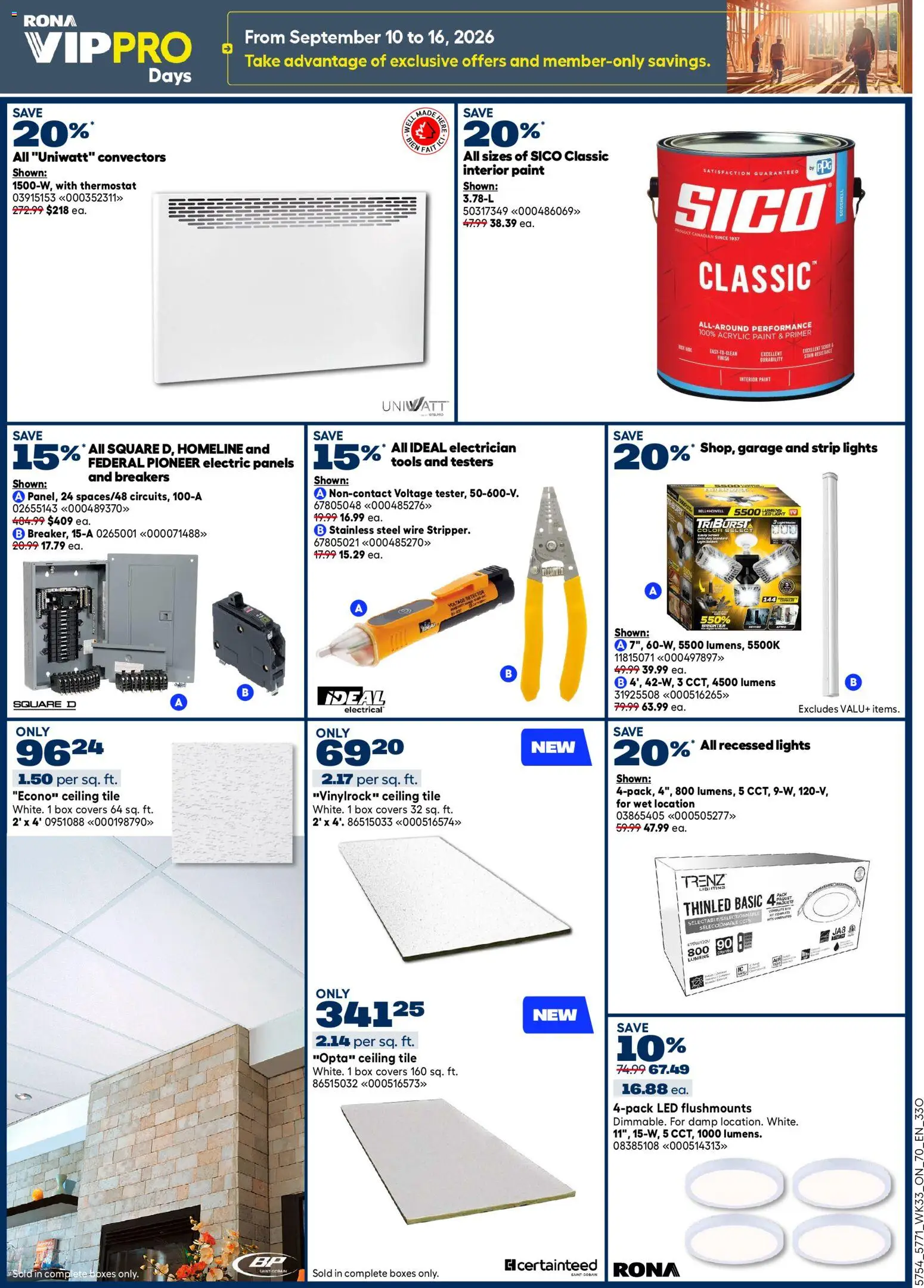Rona flyer valid from Sep 10, 2026 | Page: 12