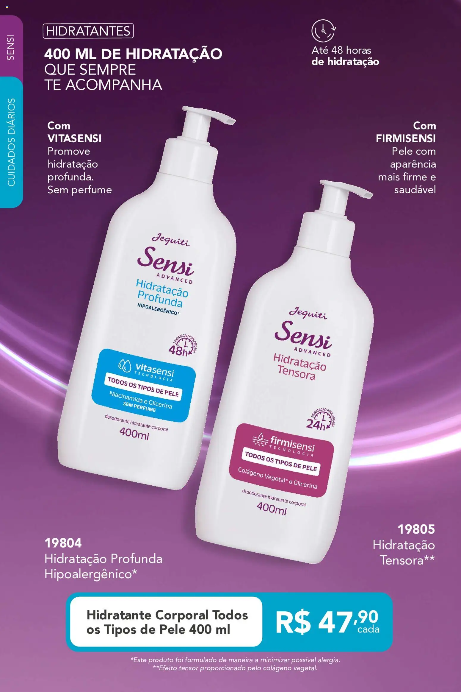 Jequiti Folheto - válido de 07/08/2026 | Página: 8 | Produtos: Colágeno, Perfume, Hidratante corporal, Desodorante