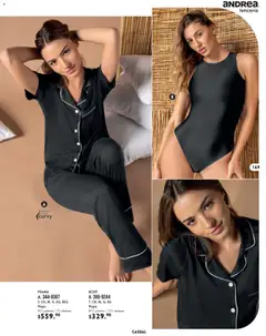 Vista previa de Andrea catálogo Lencería & vestir interior, nuevo folleto de la tienda, válido en México a partir del 24.05.2026 | Página: 29 | Productos: Pijama, Body, Lenceria