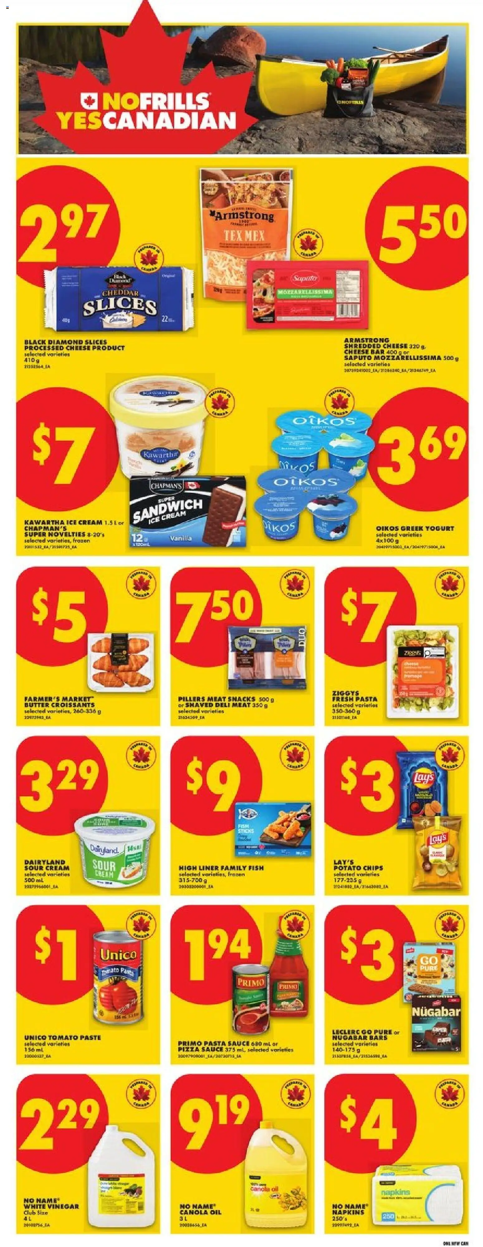 No Frills flyer valid from 11.06.2026 | Page: 13 | Products: Chips, Ice cream, Yogurt, Pizza
