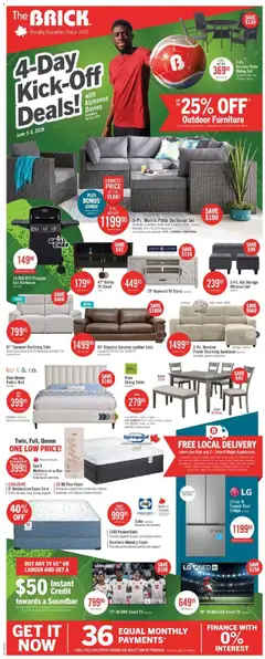 Preview of The Brick weekly flyer / circulaire from shop The Brick valid from 05.06.2026