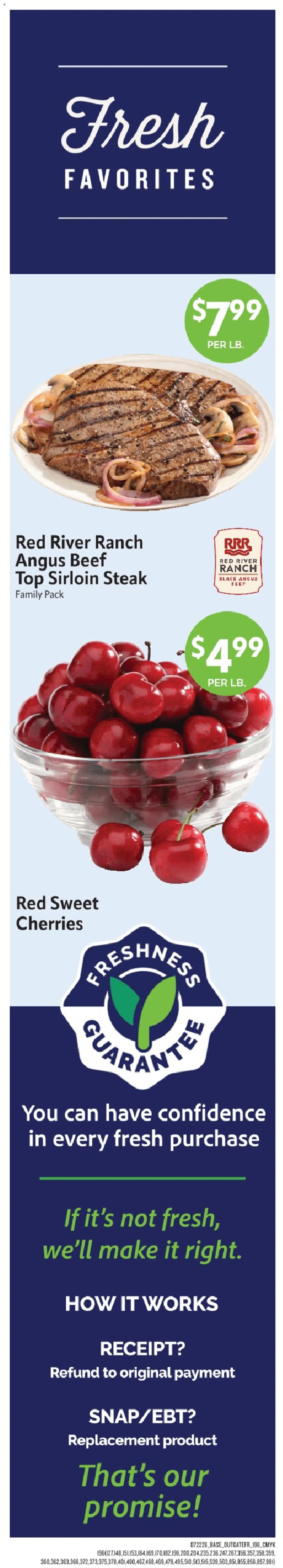 Homeland Weekly Ad - valid from 07/22/2026 | Page: 4 | Products: Cherries, Beef