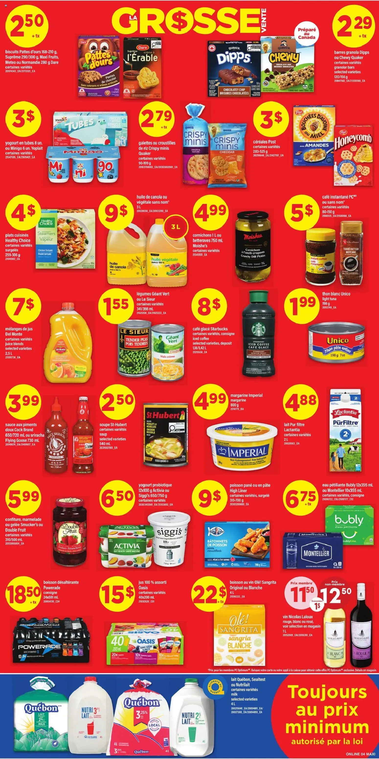 Maxi flyer valid from Jul 16, 2026 | Page: 7 | Products: Goose, Fruit, Tubes, Milk