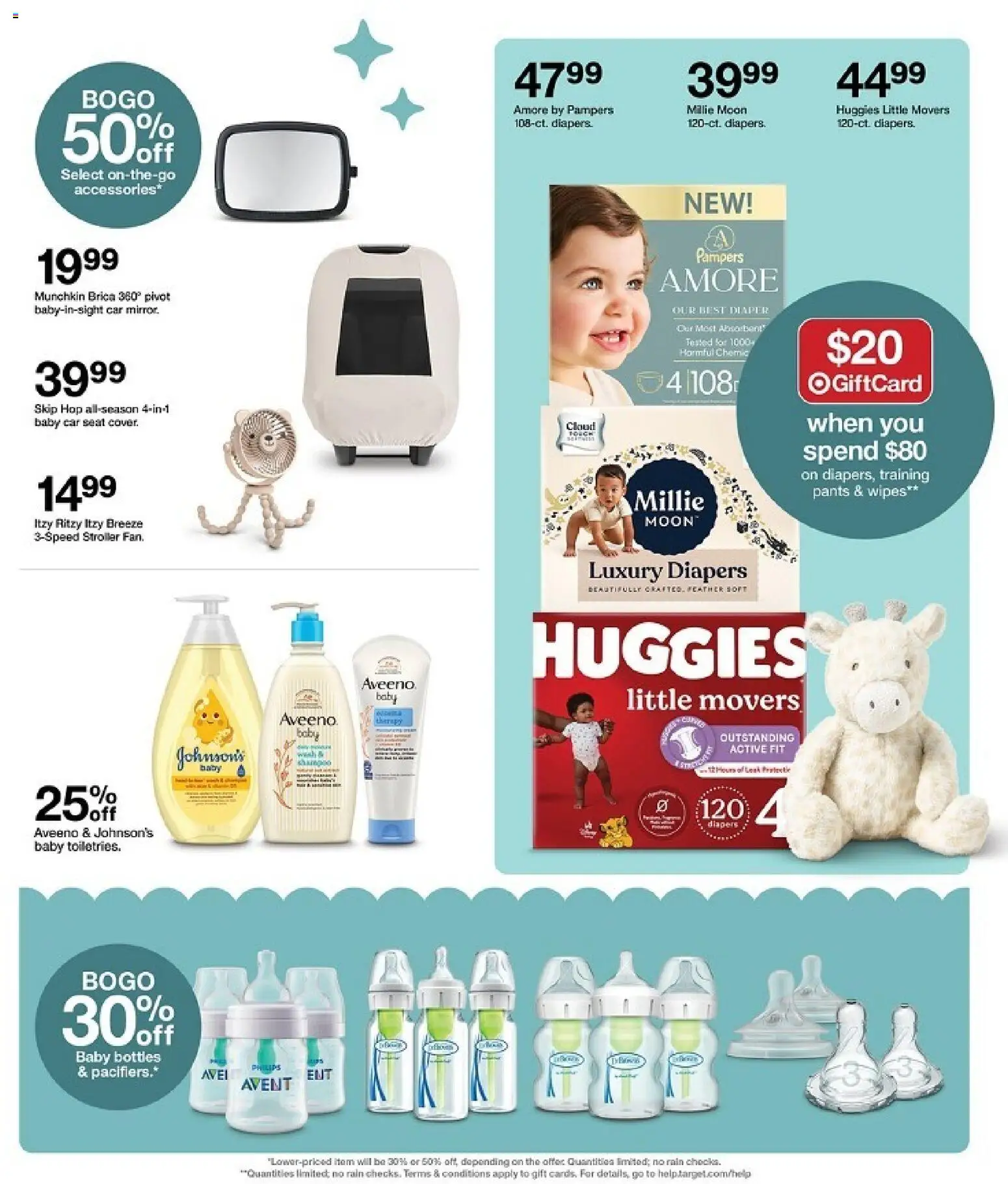 Target Weekly Ad - valid from 09/20/2026 | Page: 8 | Products: Diapers, Pants, Baby bottles