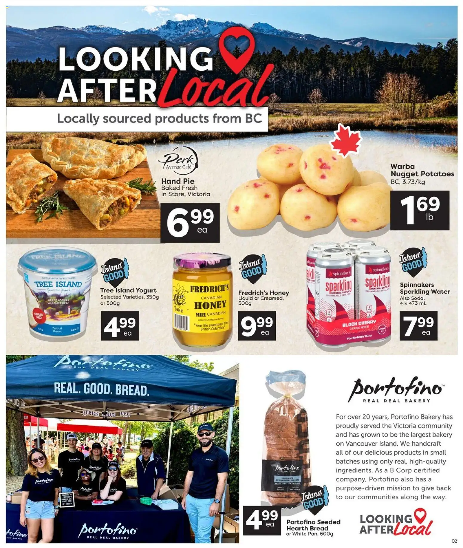 Quality Foods flyer valid from Jul 16, 2026 | Page: 13 | Products: Potatoes, Bakery, Yogurt, Bread